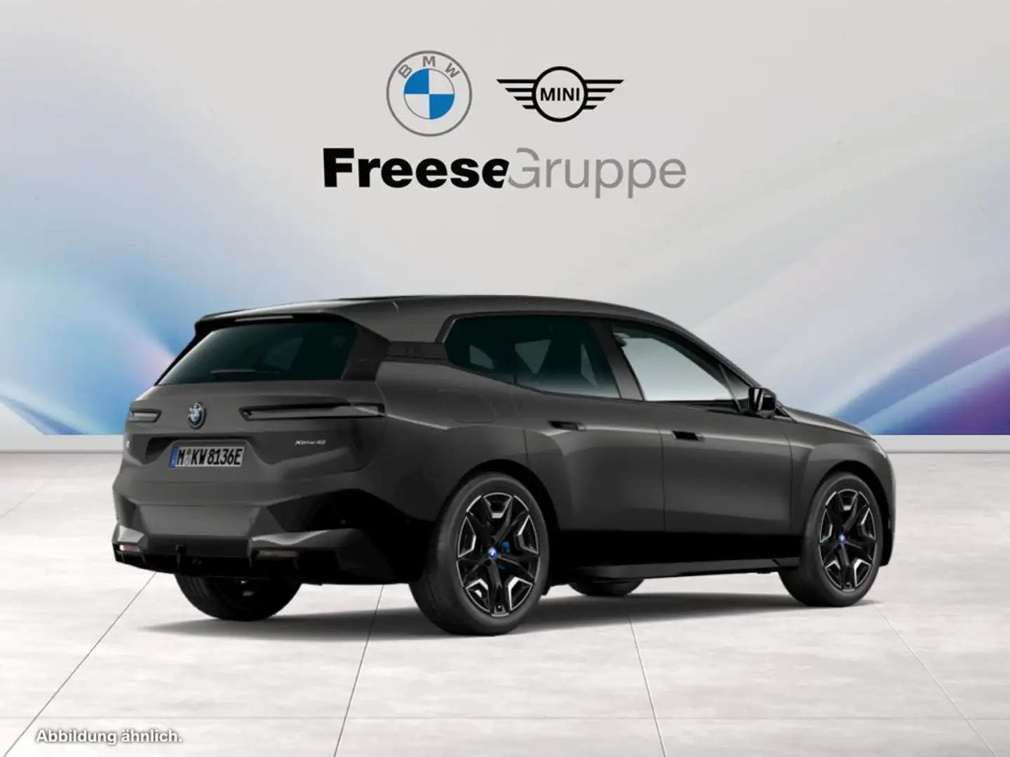 BMW iX xDrive40 AHK Laser 360° STANDHZ HEAD-UP PANO Grau - 2