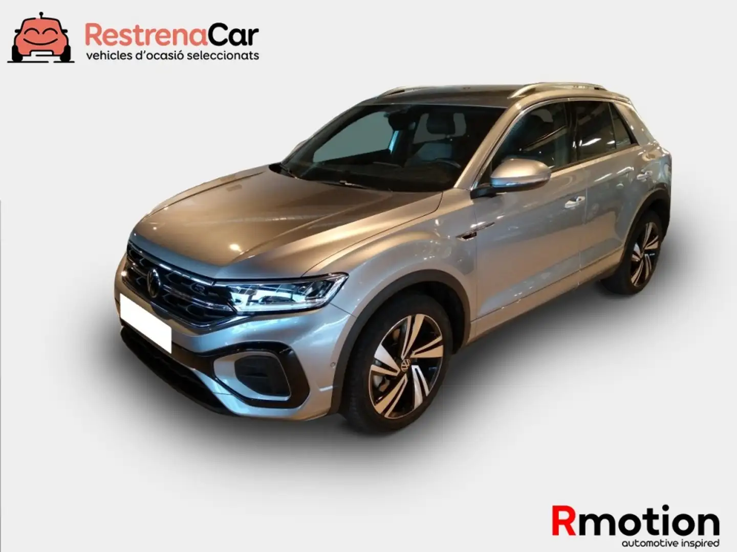 Volkswagen T-Roc 2.0 TDI 110KW DSG R-LINE 150 5P Plateado - 1