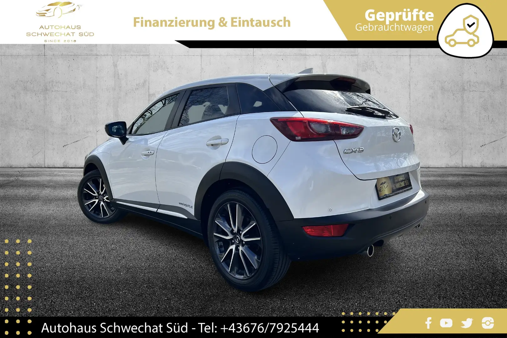 Mazda CX-3 G120 Revolution // HEAD-UP // NAVI // LEDER // AHK Weiß - 2