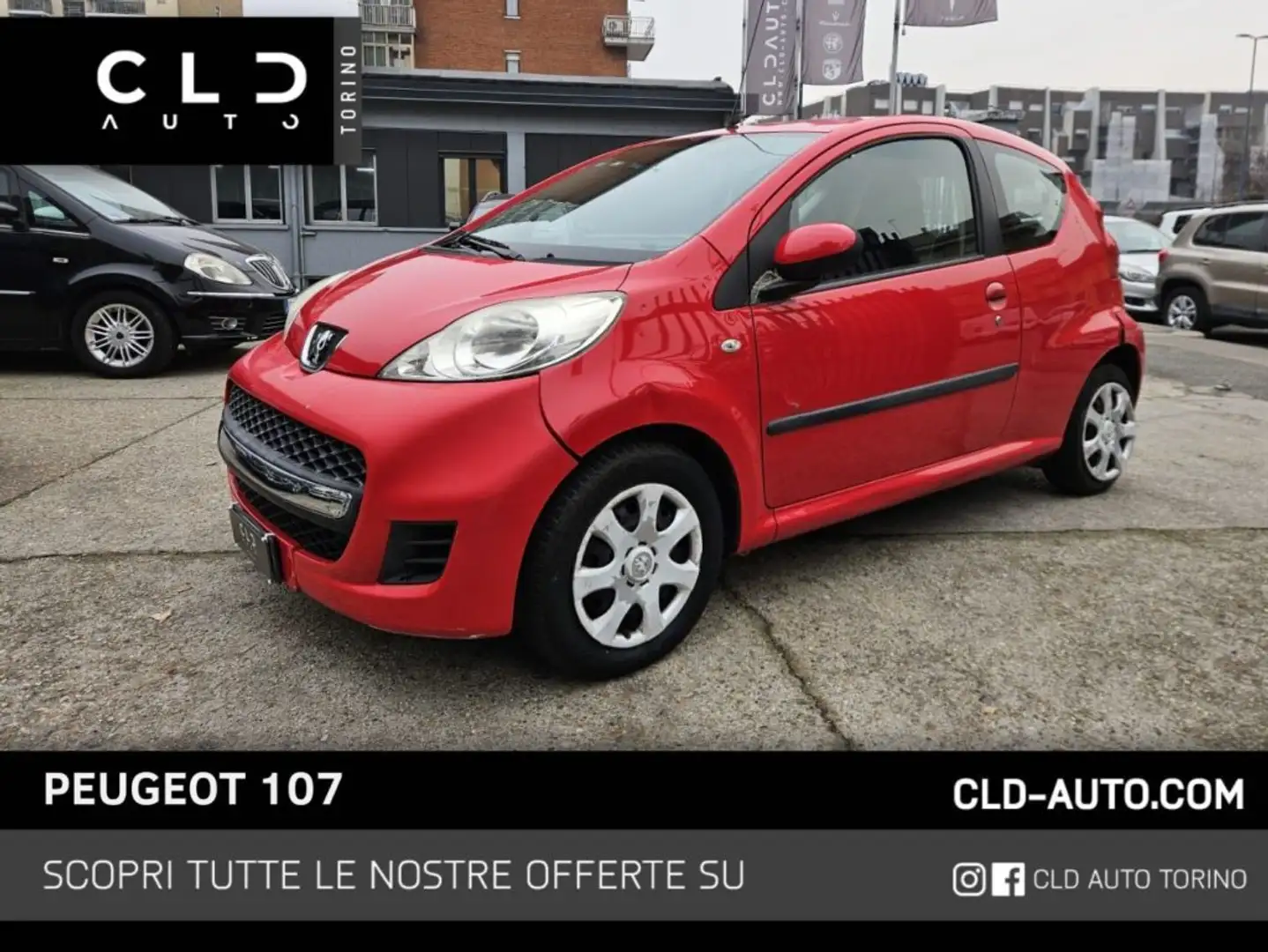 Peugeot 107 1.0 68CV 3p. Access Rosso - 1