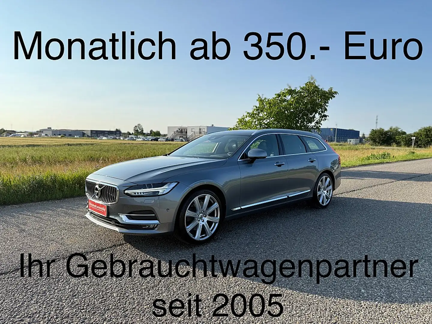 Volvo V90 D5 AWD Inscription Geartronic Silber - 1