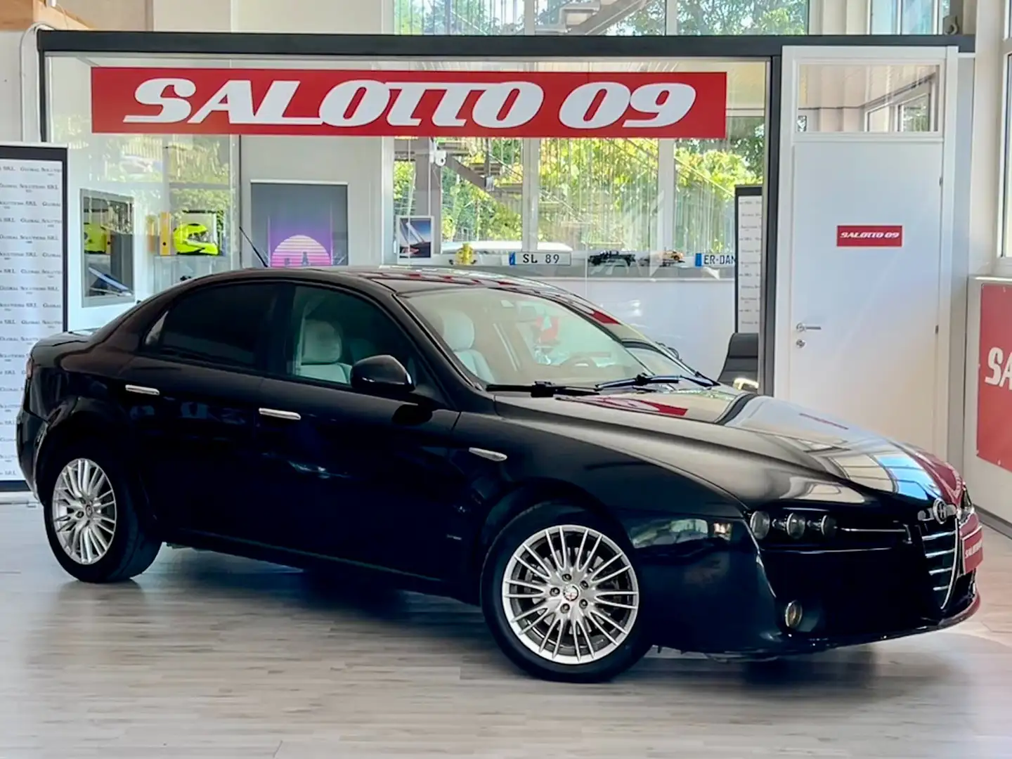 Alfa Romeo 159 1.9 JTD 16V *CLIMA FUNZIONANTE*CERCHI 17'*TEL*NAVI Nero - 2
