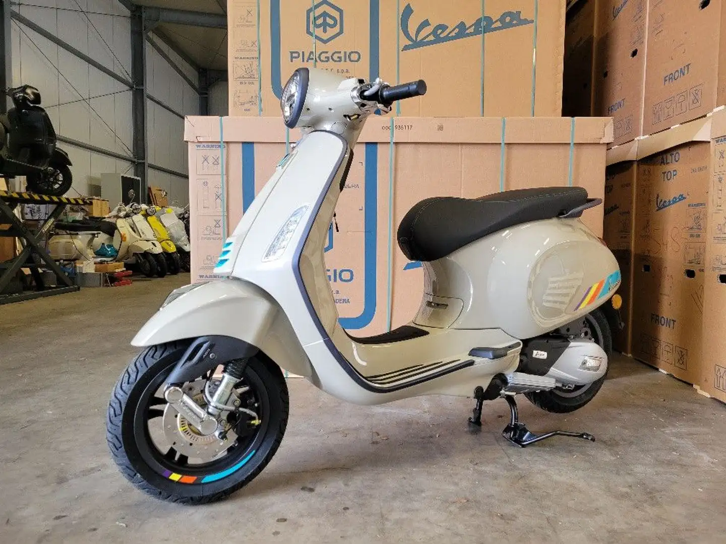 Vespa Primavera S 125 ie+ 25er + 3J. Garantie! Versand Jaune - 2