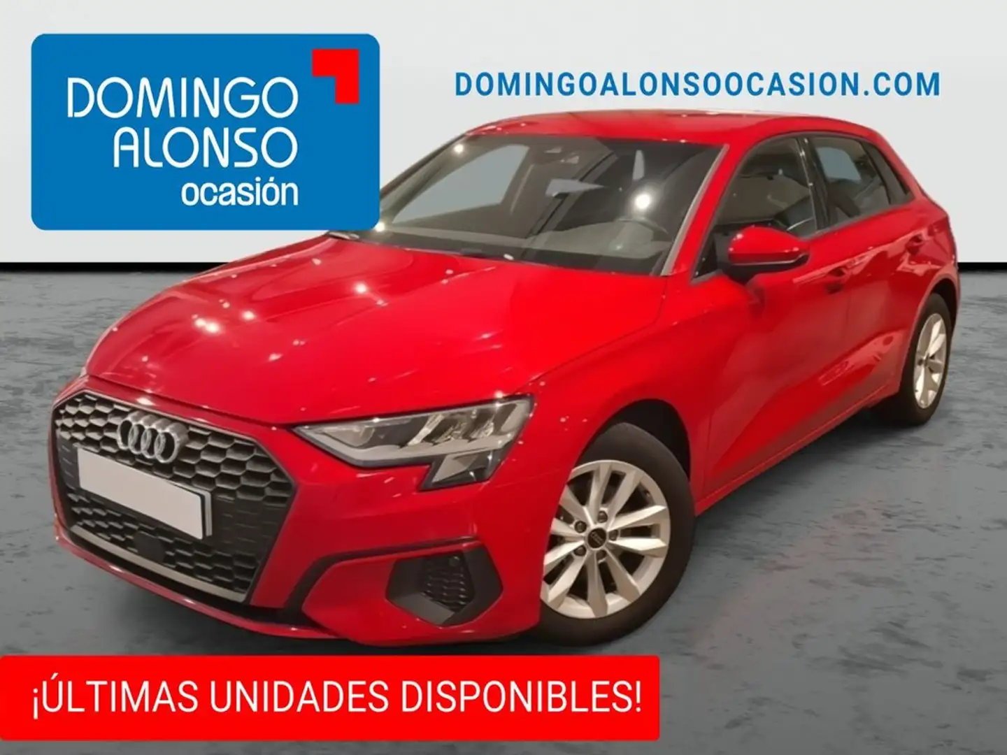 Audi A3 Sedán 30 TFSI Black Line S tronic 85kW Rojo - 1