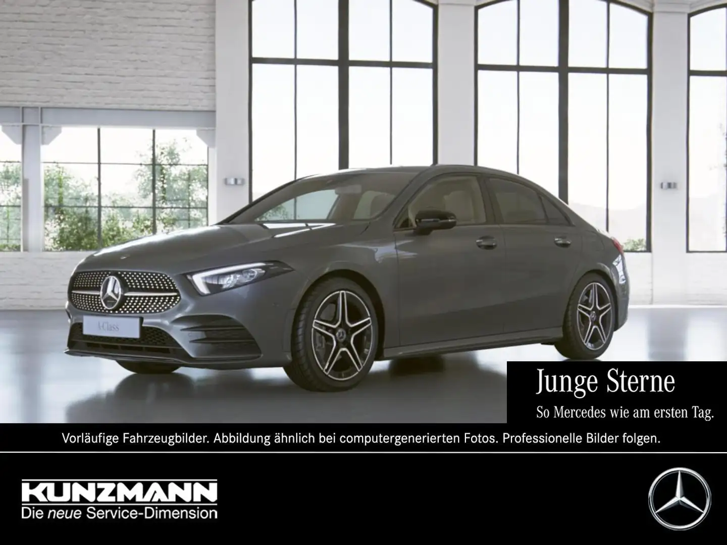 Mercedes-Benz A 250 e Limousine AMG Night MBUX Navi 360° Grau - 1