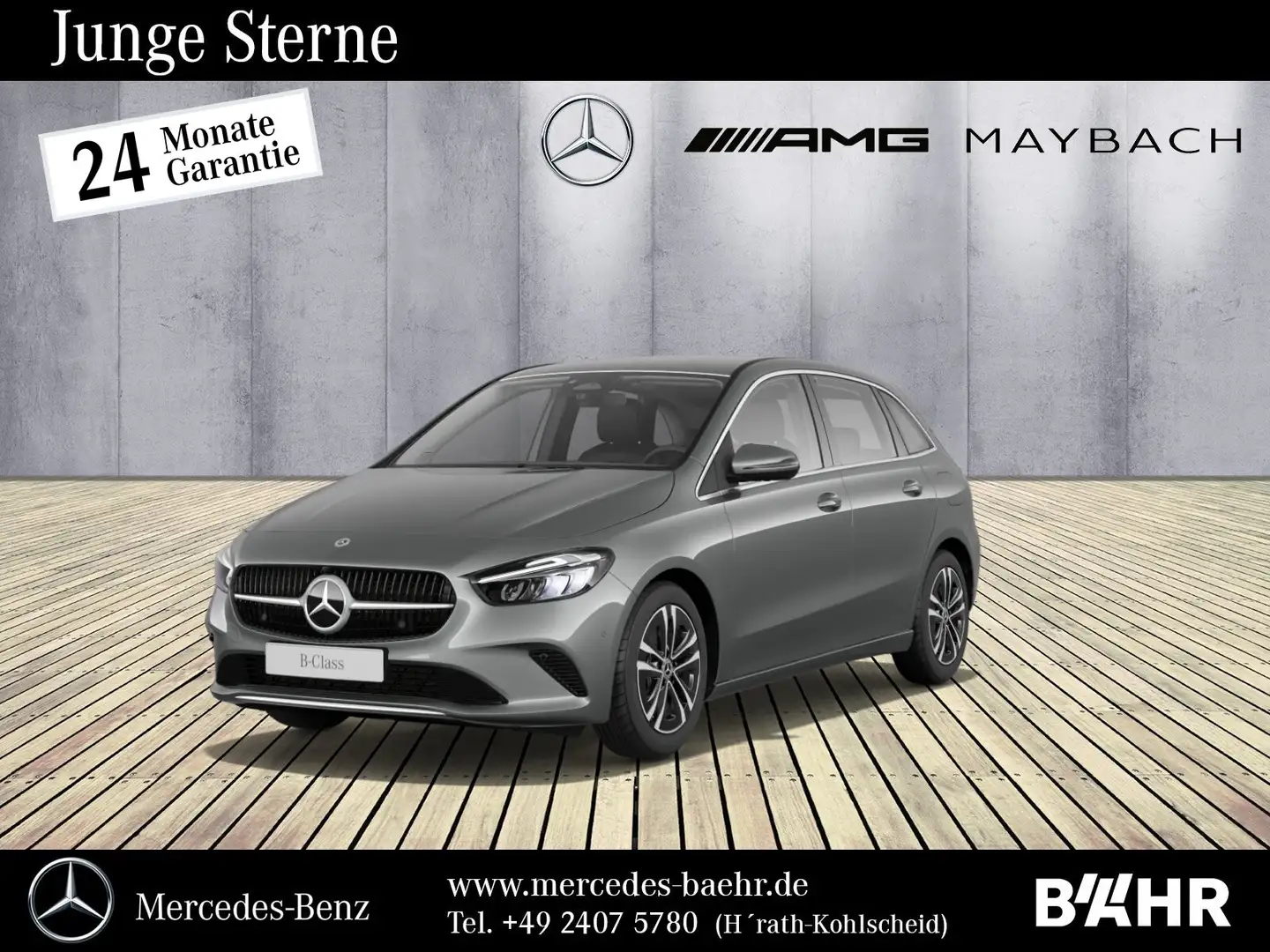 Mercedes-Benz B 180 B 180 Progressive/MBUX-Navi/LED/RFK/SHZ/LMR-17" Grau - 1