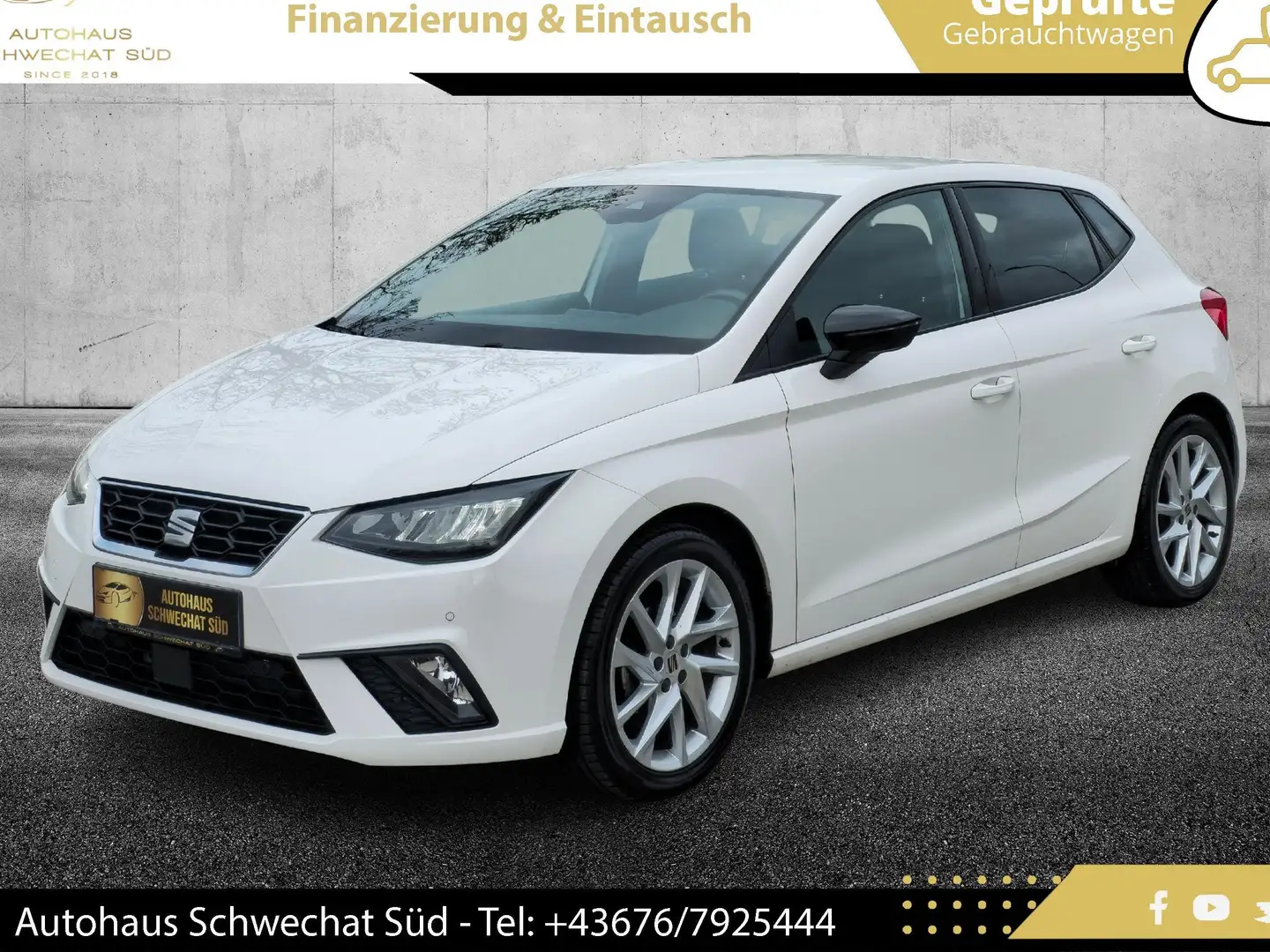 SEAT Ibiza 1,0 FR TSI // FACELIFT // WERKSGARANTIE // ACC // Bianco - 1