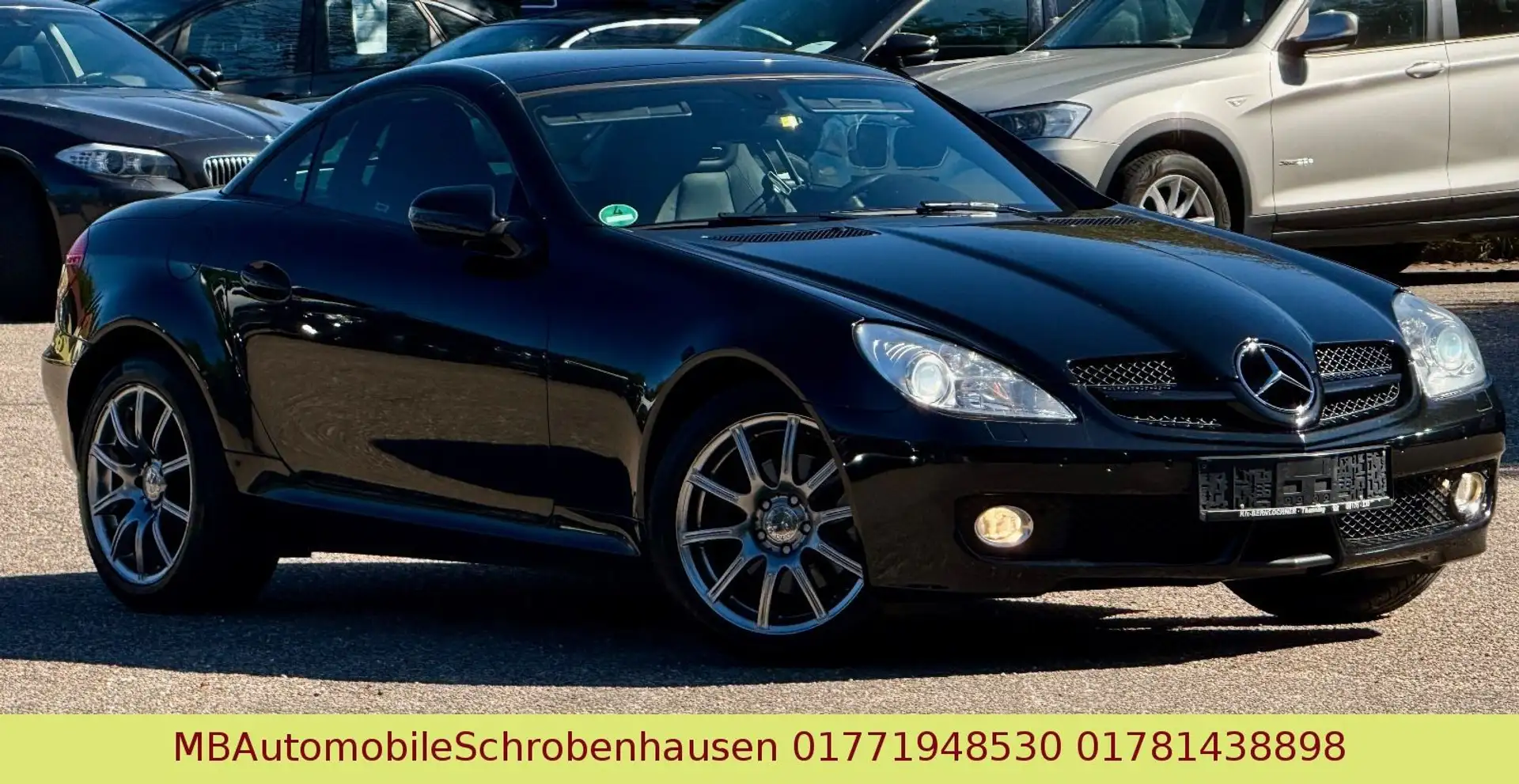 Mercedes-Benz SLK 200 Roadster SLK 200 K AUTOMATIK XENON PDC Schwarz - 2