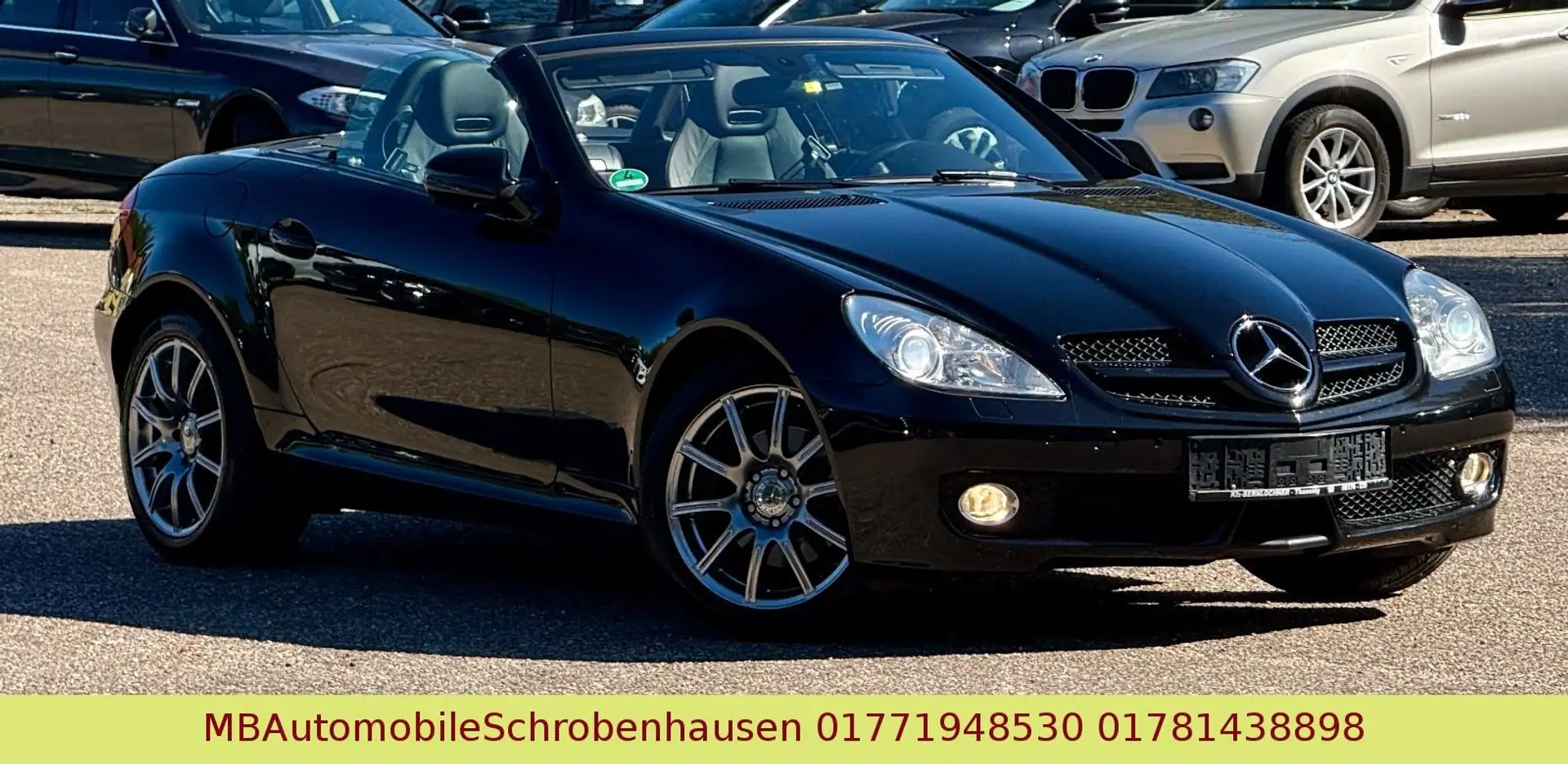 Mercedes-Benz SLK 200 Roadster SLK 200 K AUTOMATIK XENON PDC Schwarz - 1
