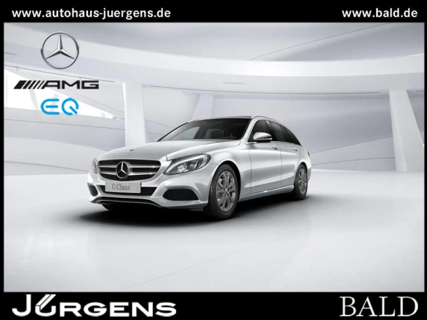 Mercedes-Benz C 400 4M T Avantgarde/Comand/LED/Cam/AHK/Stdhz Plateado - 2
