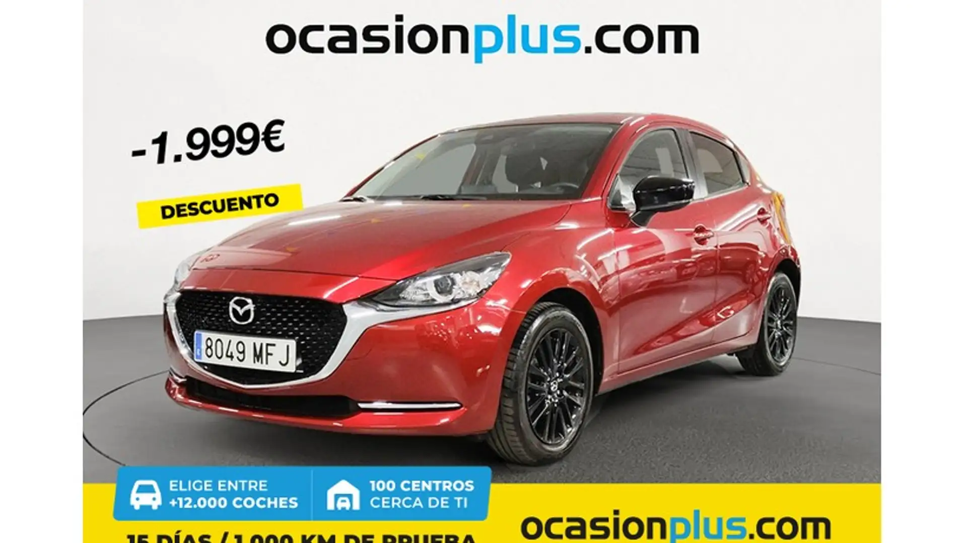Mazda 2 1.5 e-Skyactiv-g Homura pantalla 7´´ 66kW Rojo - 1
