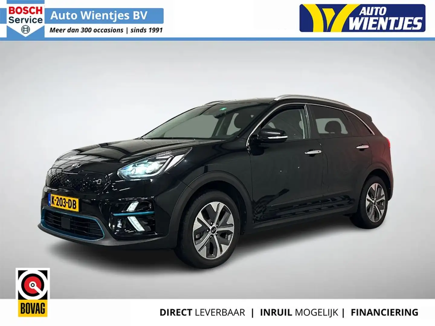 Kia e-Niro ExecutiveLine 64kWh 3-Fase | Soh 99% | Leer | Navi Noir - 1