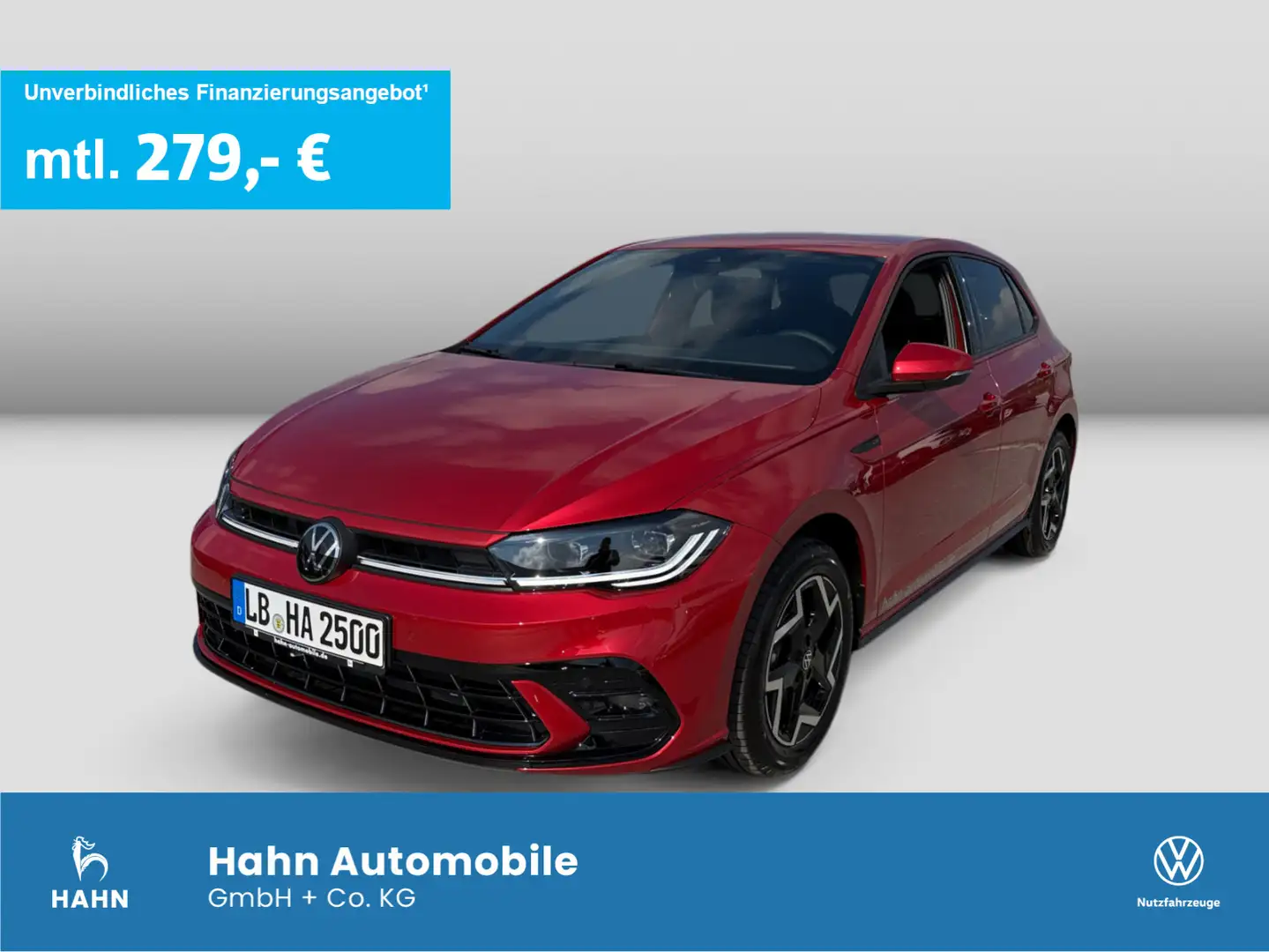 Volkswagen Polo R-Line 1,0 l TSI 116 PS DSG Rot - 1