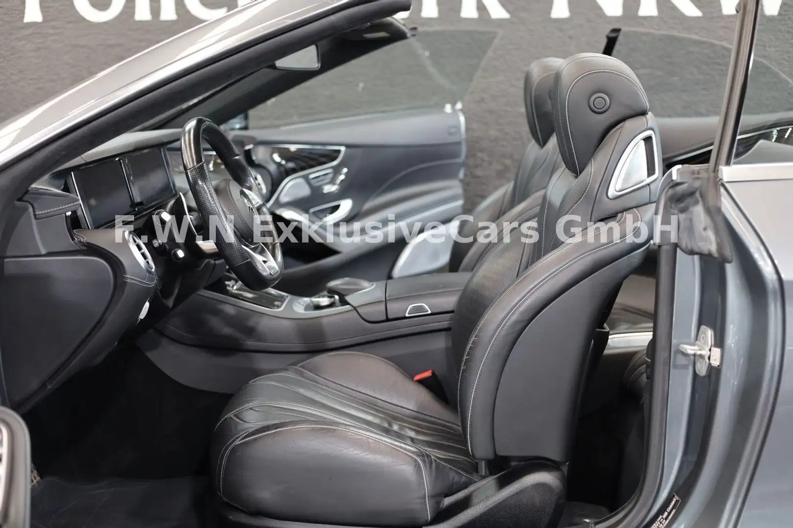 Mercedes-Benz S 500 Cabrio AMG S63 *Designo*Mega Voll*Head-Up* Gri - 2