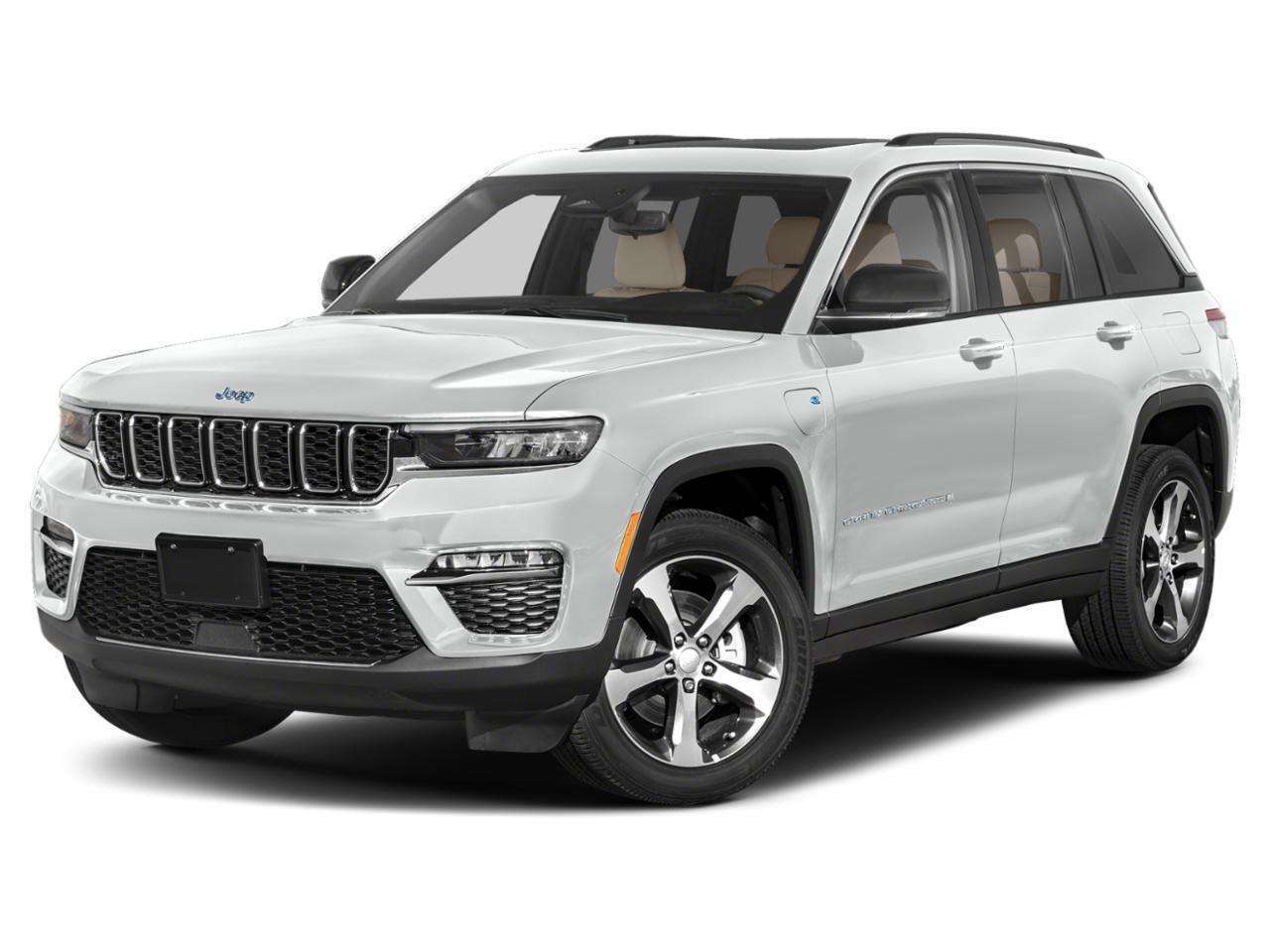 White 2023 Jeep Grand Cherokee 4xe SUV / Crossover Four-Wheel Drive 8-Speed Automatic