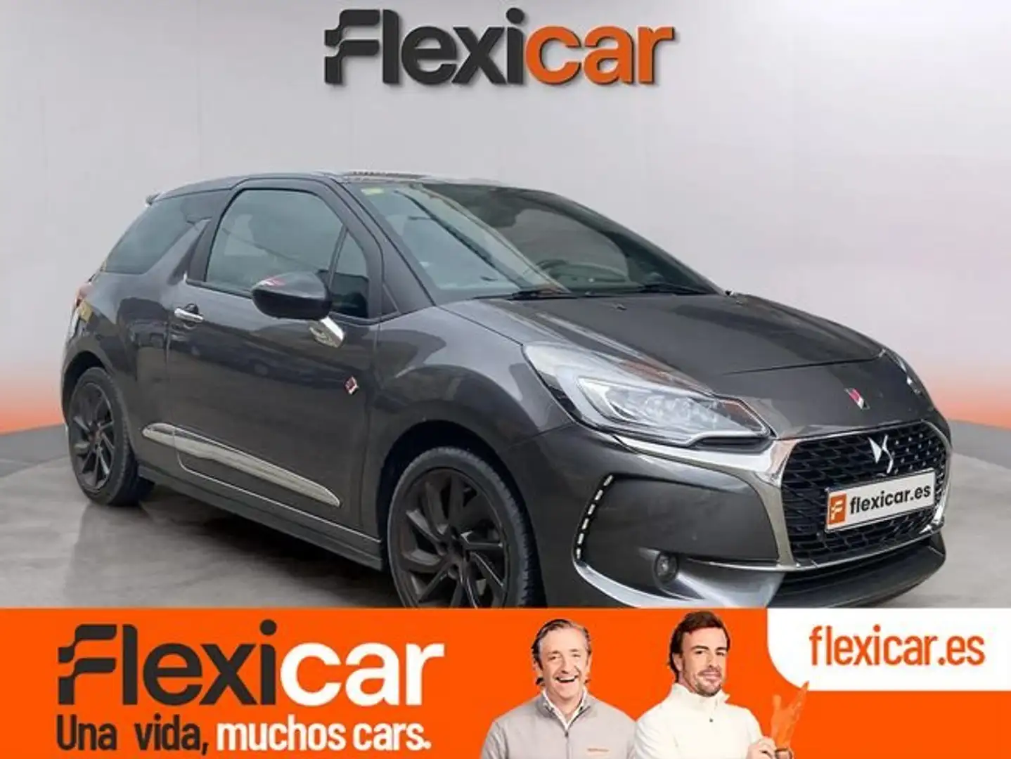 DS Automobiles DS 3 1.2 PureTech S&S Black Lézard EAT6 110 Gris - 1
