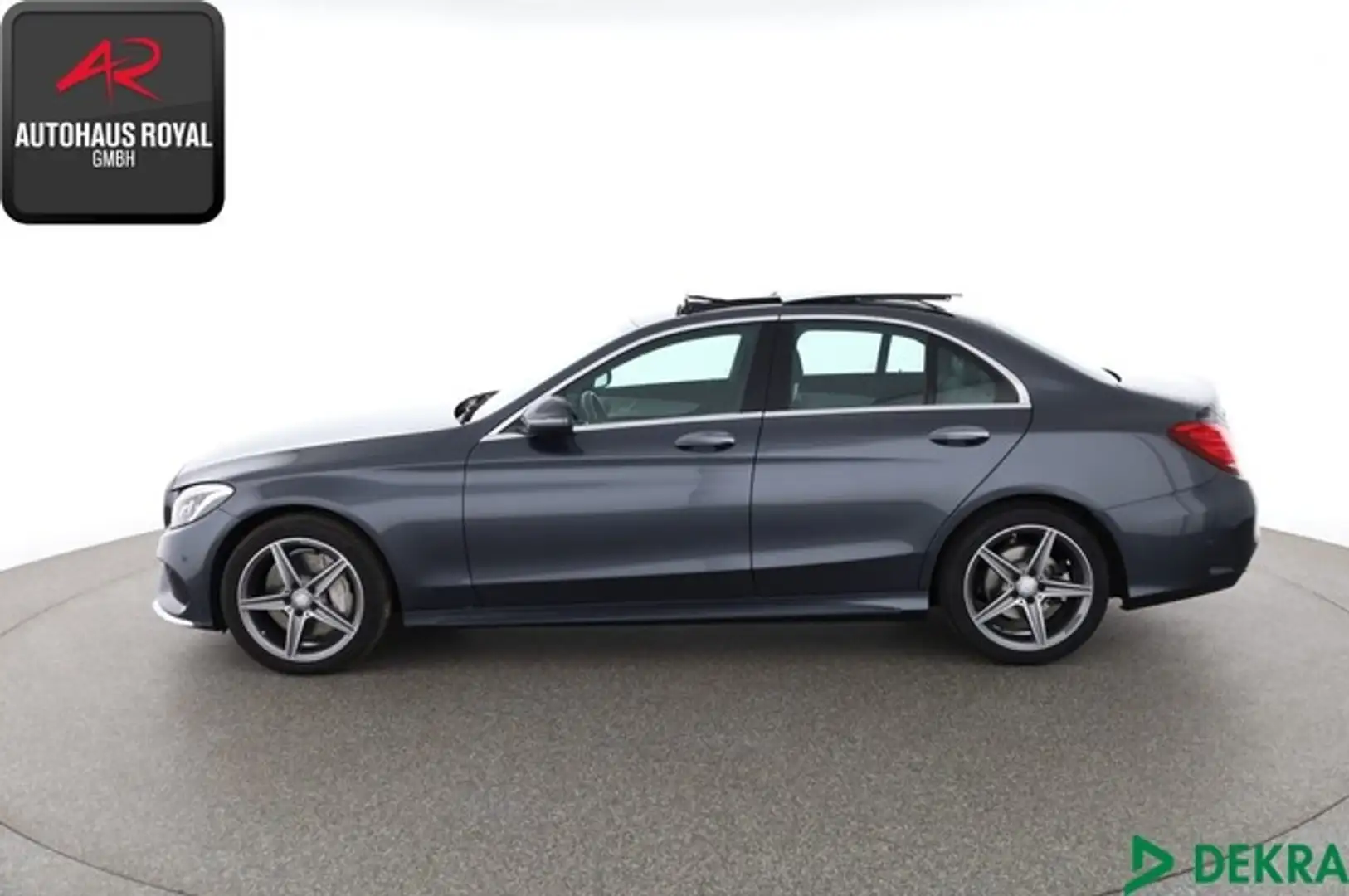 Mercedes-Benz C 400 4M 3x AMG BURMESTER,MEMORY,HUD,KEYLESS,SH Grijs - 2