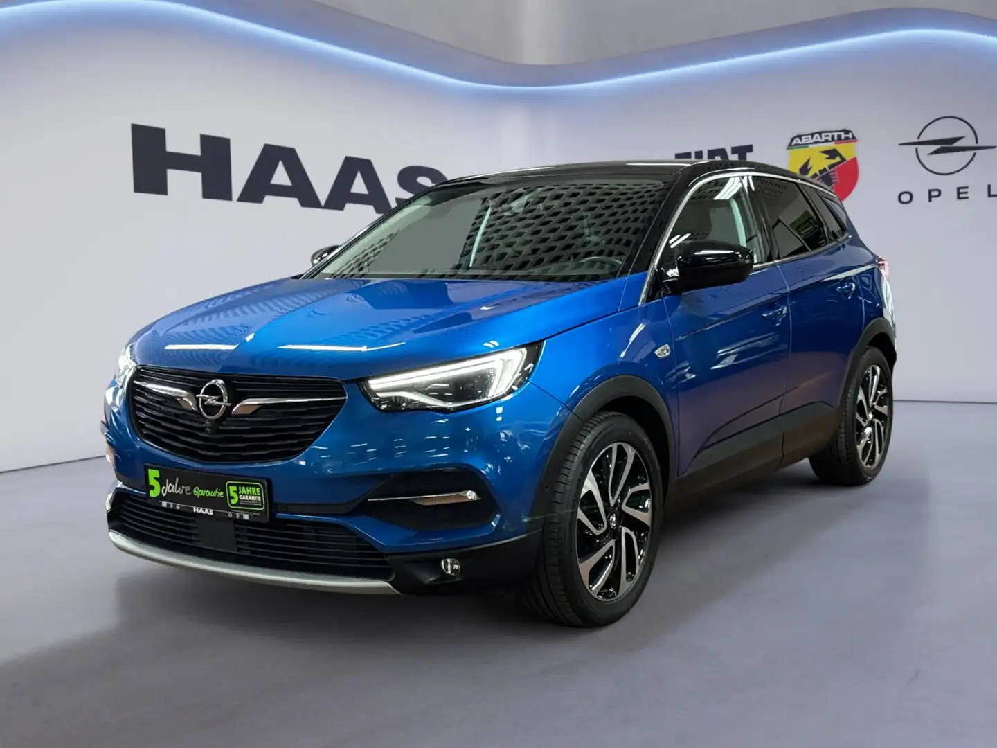 Opel Grandland 1.6 Turbo Ultimate Lederausstattung Blauw - 2