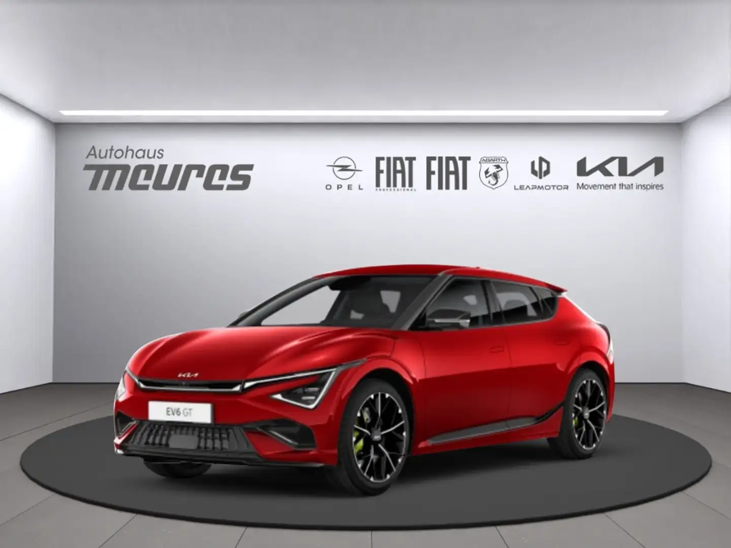Kia EV6 GT 84 kWh 609 PS Panoramadach Allrad El. Heckklapp Rot - 1