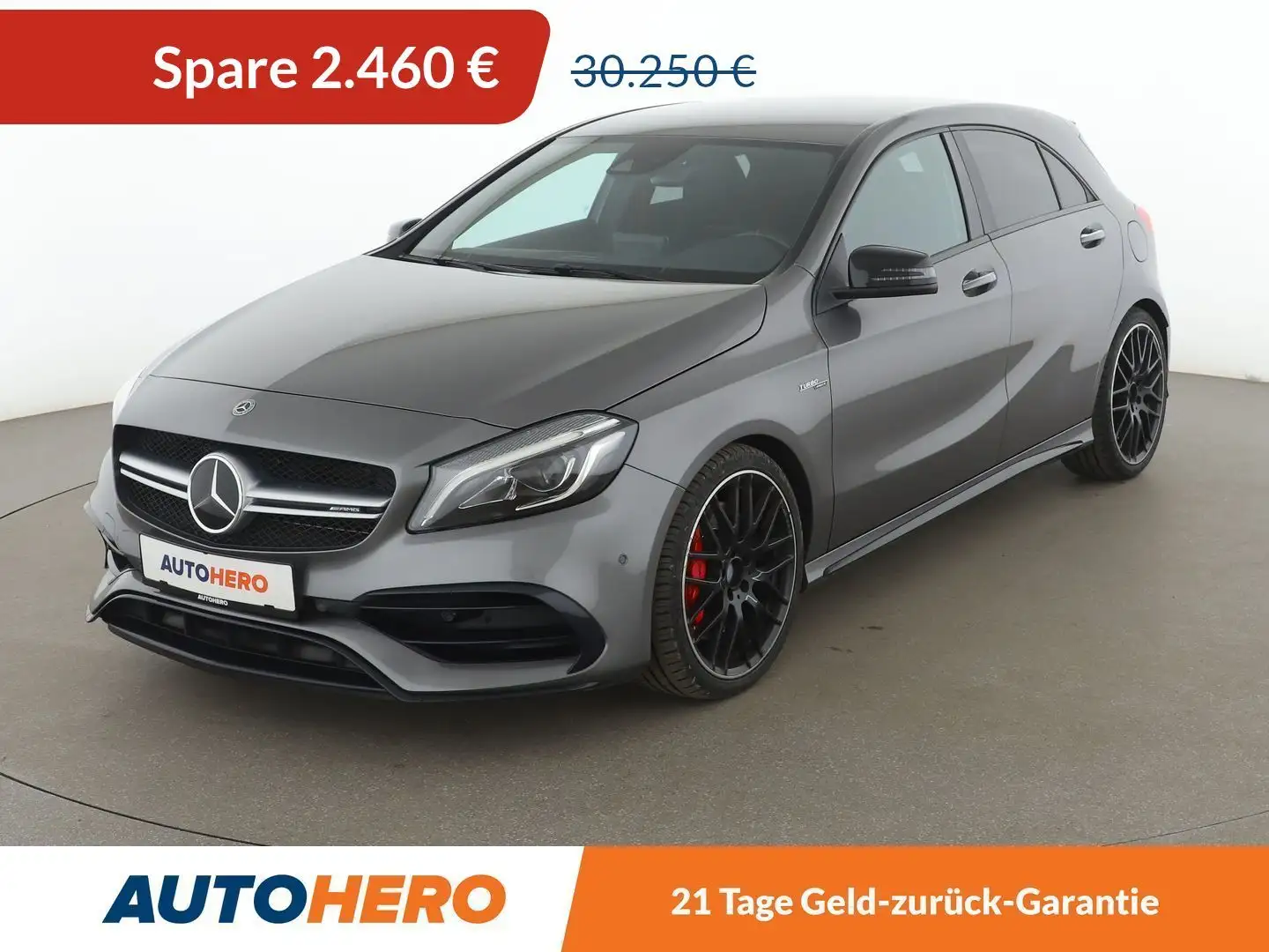 Mercedes-Benz A 45 AMG A 45 AMG 4Matic Sport Aut.*NAVI*LED*ACC*CAM*PDC* Grau - 1