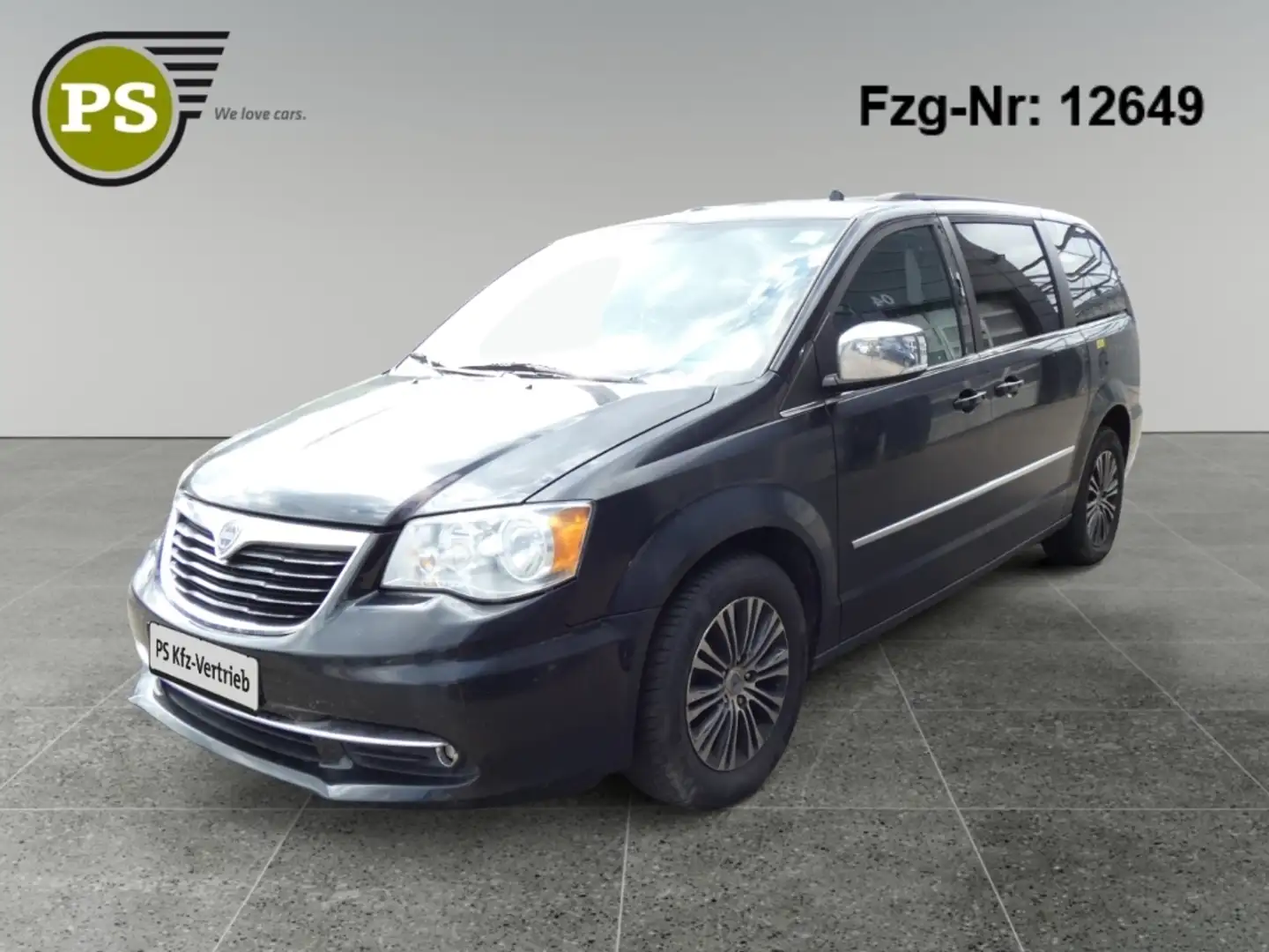 Lancia Voyager 2.8 CRD 7-Sitze 1Hd keinTÜV Motorschaden Schwarz - 1