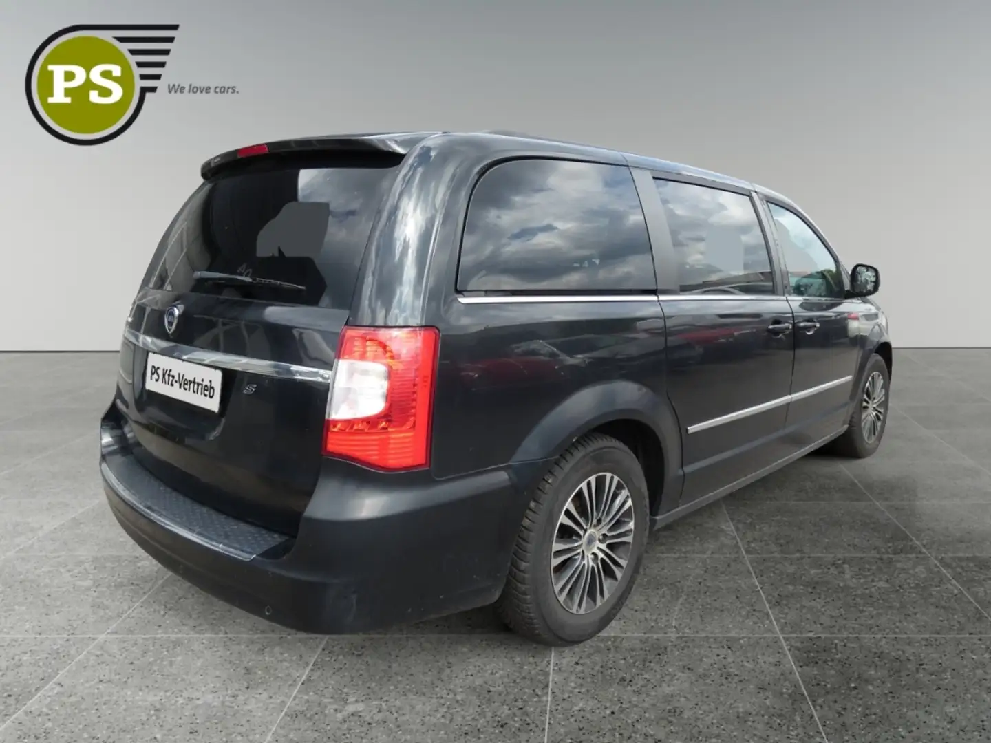Lancia Voyager 2.8 CRD 7-Sitze 1Hd keinTÜV Motorschaden Schwarz - 2