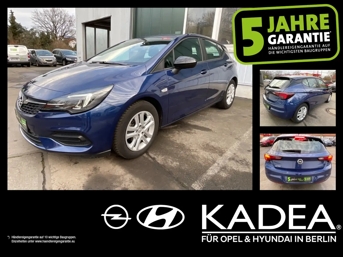Opel Astra K 1.2 Turbo LED,Wi-Pkt,PDC,16''LM,AllwReif Blu/Azzurro - 1