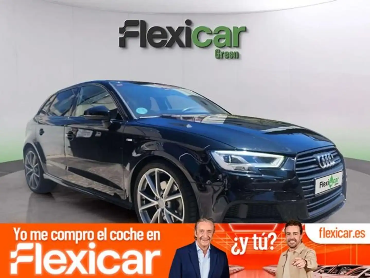 Audi A3 Sportback 40 TFSI Black line quattro S tronic 140k Negro - 1