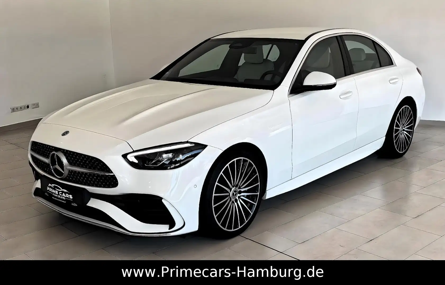 Mercedes-Benz C 200 4Matic AMG-LINE|WIDESCREEN|MBUX|MEMORY| Weiß - 1