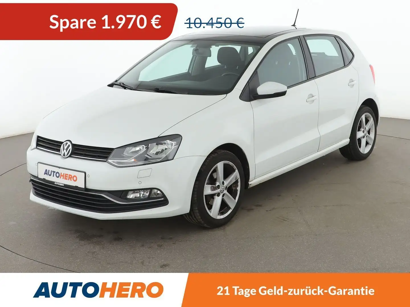 Volkswagen Polo 1.2 TSI Comfortline BMT*PDC*SHZ*PANO*KLIMA* Weiß - 1