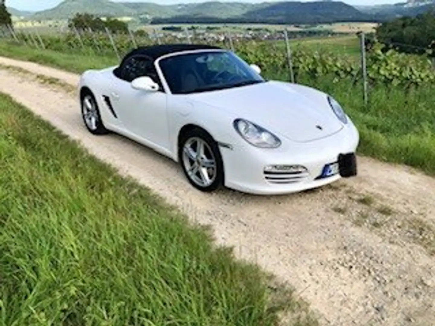 Porsche Boxster Basis Blanc - 1