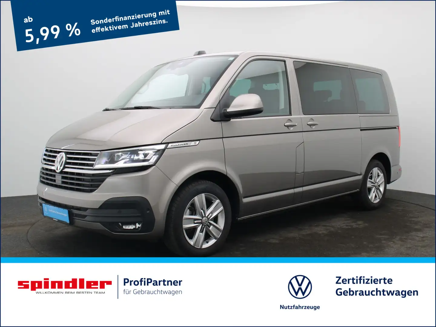 Volkswagen T6.1 Multivan Comfortline 2.0TDI 4M DSG/ACC, AHK Beige - 1
