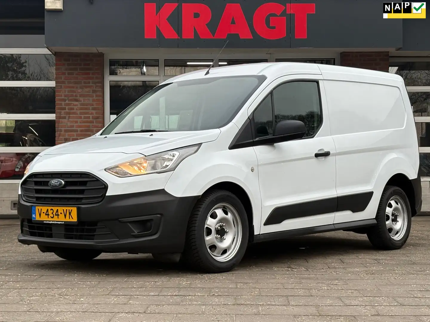 Ford Transit Connect 1.5 TDCI L1 Ambiente, airco, 1e EIG, 3 ZITPL, orig Weiß - 1