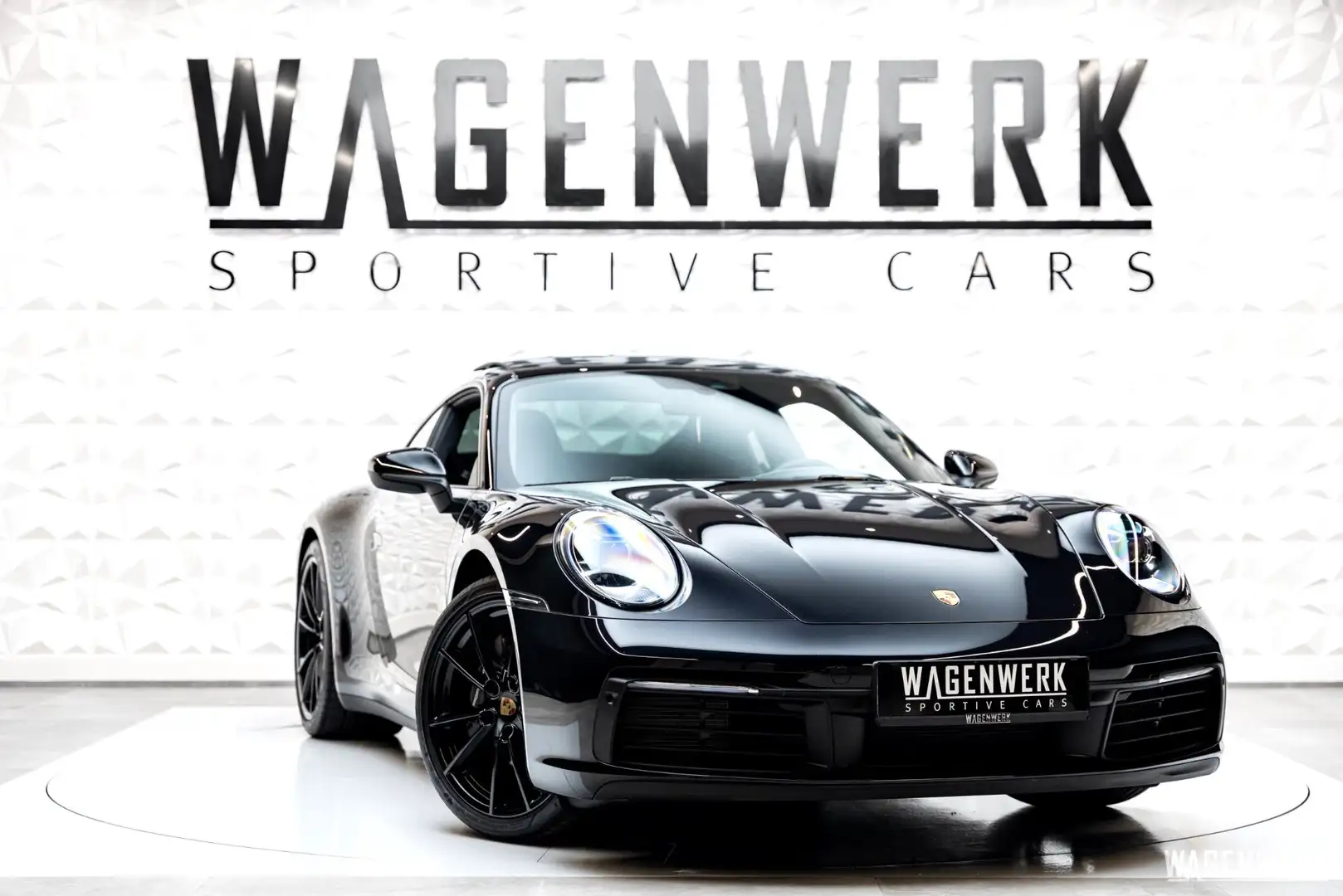 Porsche 992 Carrera 4 Coupe PDK BURMESTER GLASDACH 14-WEGE MA Negro - 1