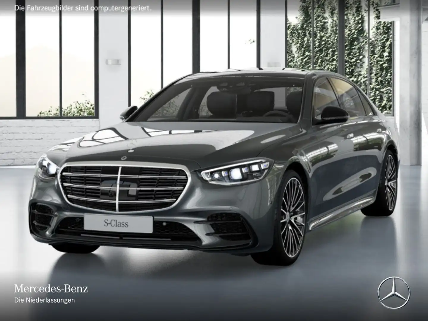 Mercedes-Benz S 500 L 4M AMG+PANO+360+DIGITAL-L+FAHRASS+21" Grau - 2