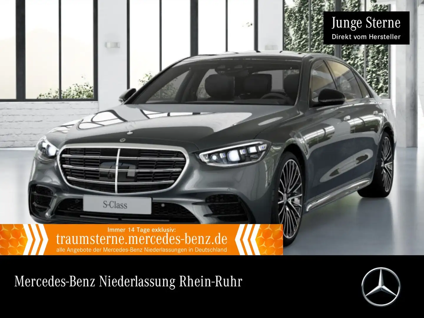 Mercedes-Benz S 500 L 4M AMG+PANO+360+DIGITAL-L+FAHRASS+21" Grau - 1