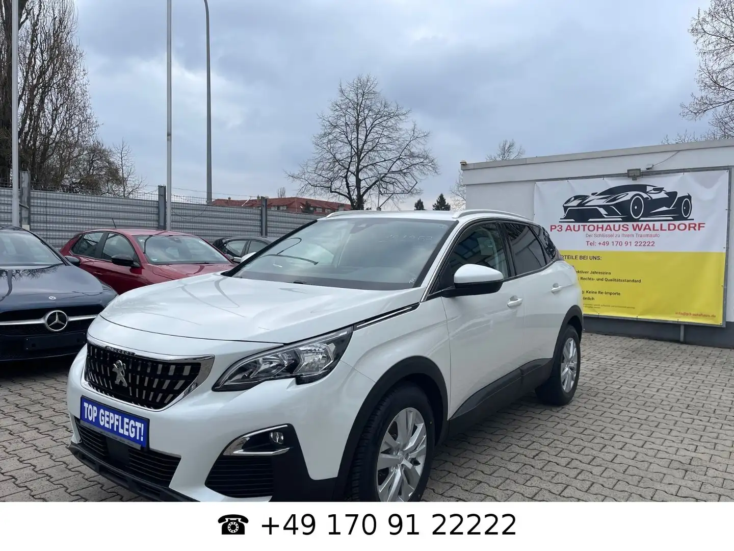 Peugeot 3008 Active*GARANTIE*LED*KAM*SCHECKHEFT Blanco - 2