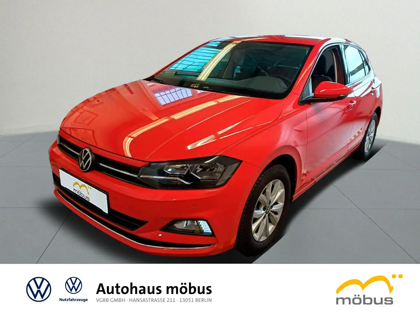 Volkswagen Polo 1.0 TSI Highline*DSG*KLIMA*SHZ*MFL*GJR* Rot - 2