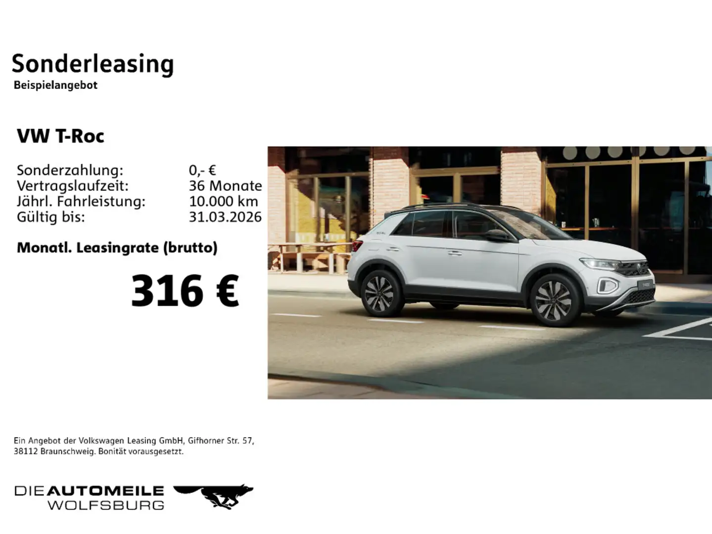 Volkswagen T-Roc 2.0 TDI DSG Goal LED+/ACC/AHK Weiß - 2