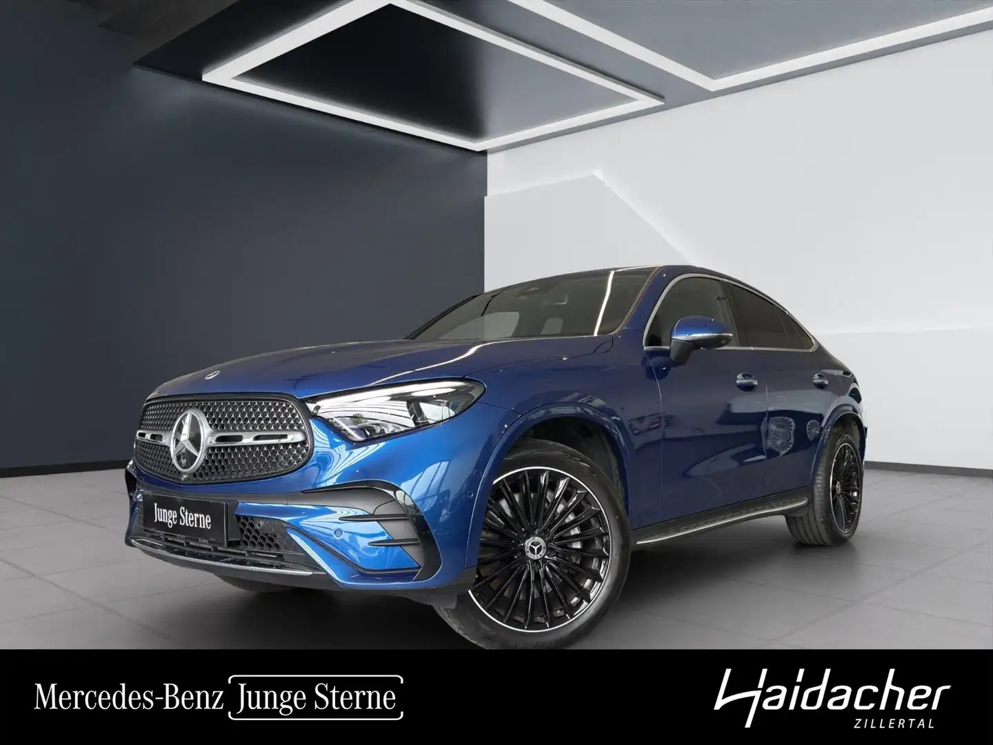 Mercedes-Benz GLC 300 de 4MATIC Coupé KeyGo PTS Shz Navi MBUX Blau - 1