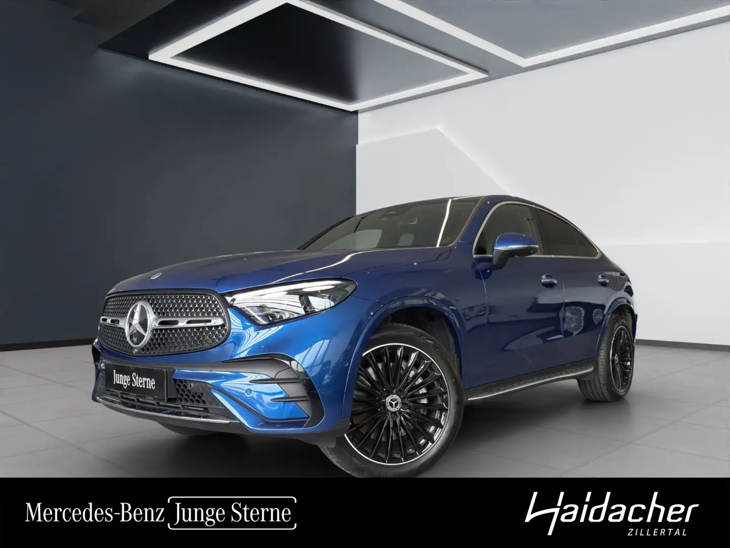 Mercedes-Benz GLC 300 de 4MATIC Coupé KeyGo PTS Shz Navi MBUX Blau - 1