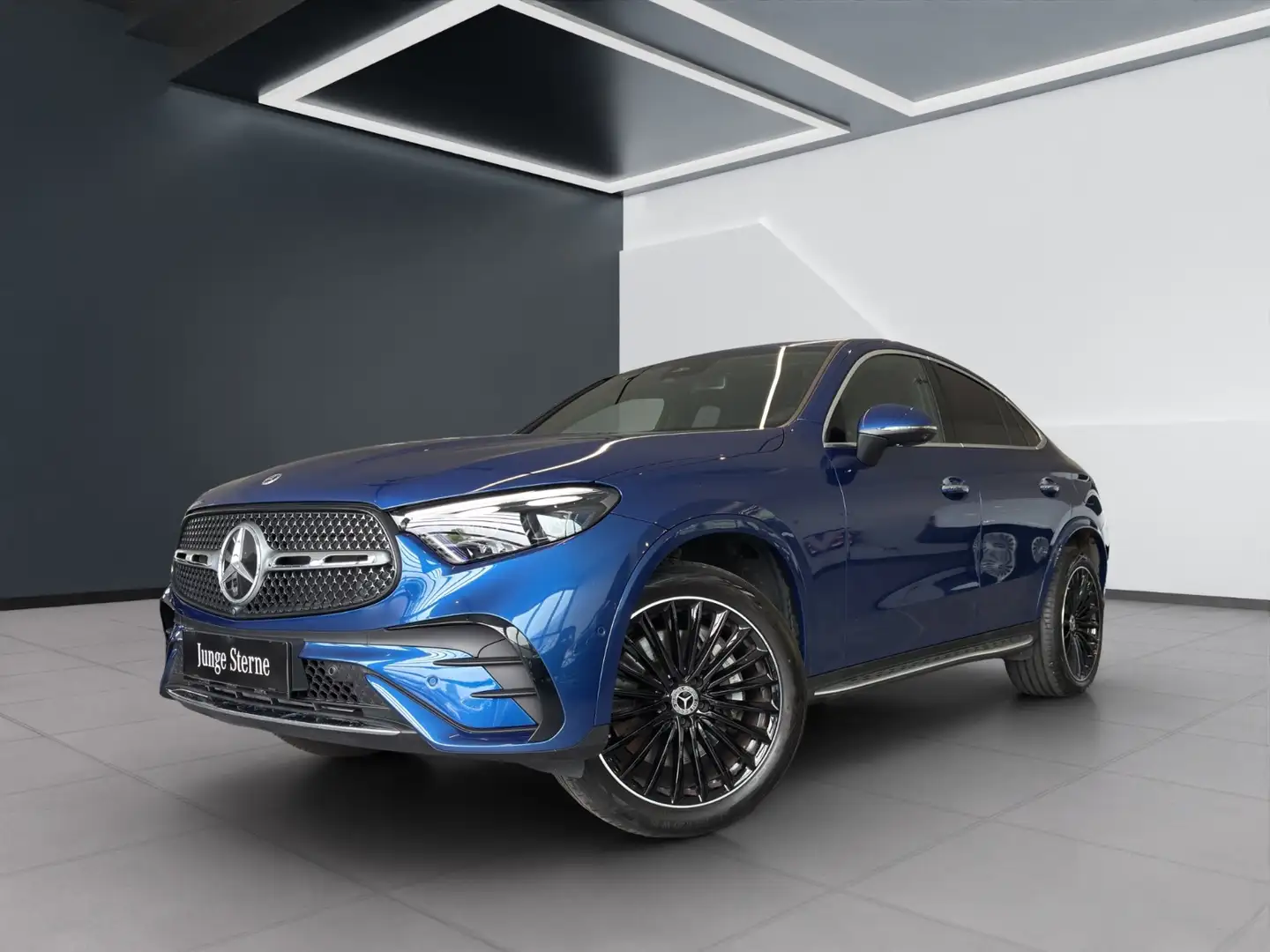 Mercedes-Benz GLC 300 de 4MATIC Coupé KeyGo PTS Shz Navi MBUX Blau - 2