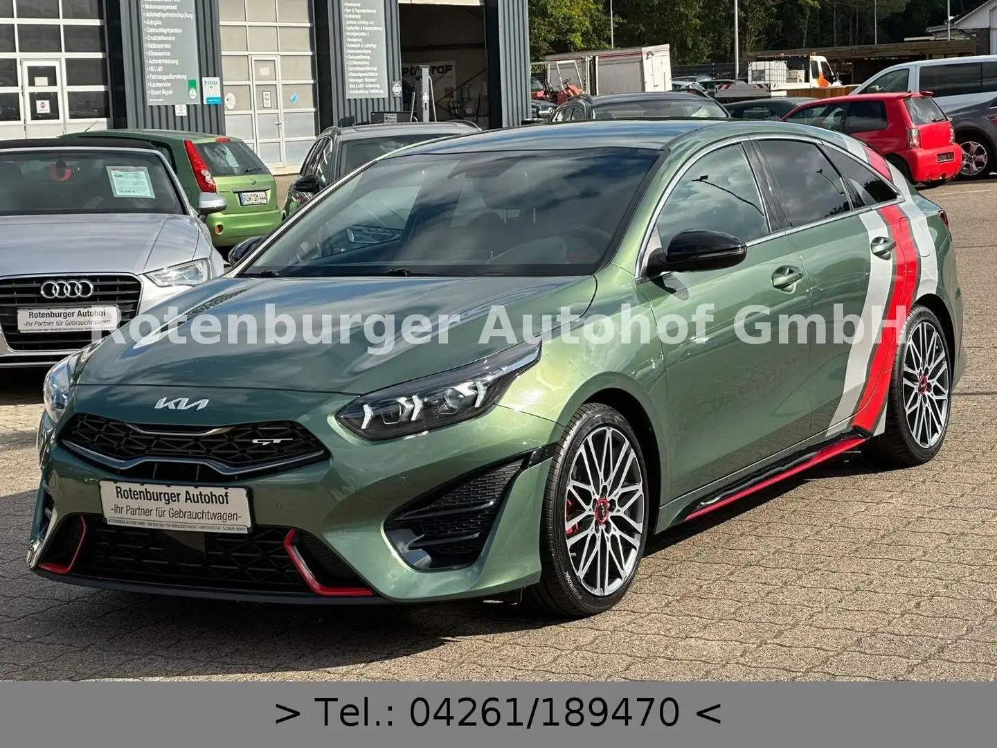 Kia ProCeed / pro_cee'd ProCeed 1.6 T-GDI*GT*VIRTUAL*LEDER*NAVI*KAMERA* Grün - 2