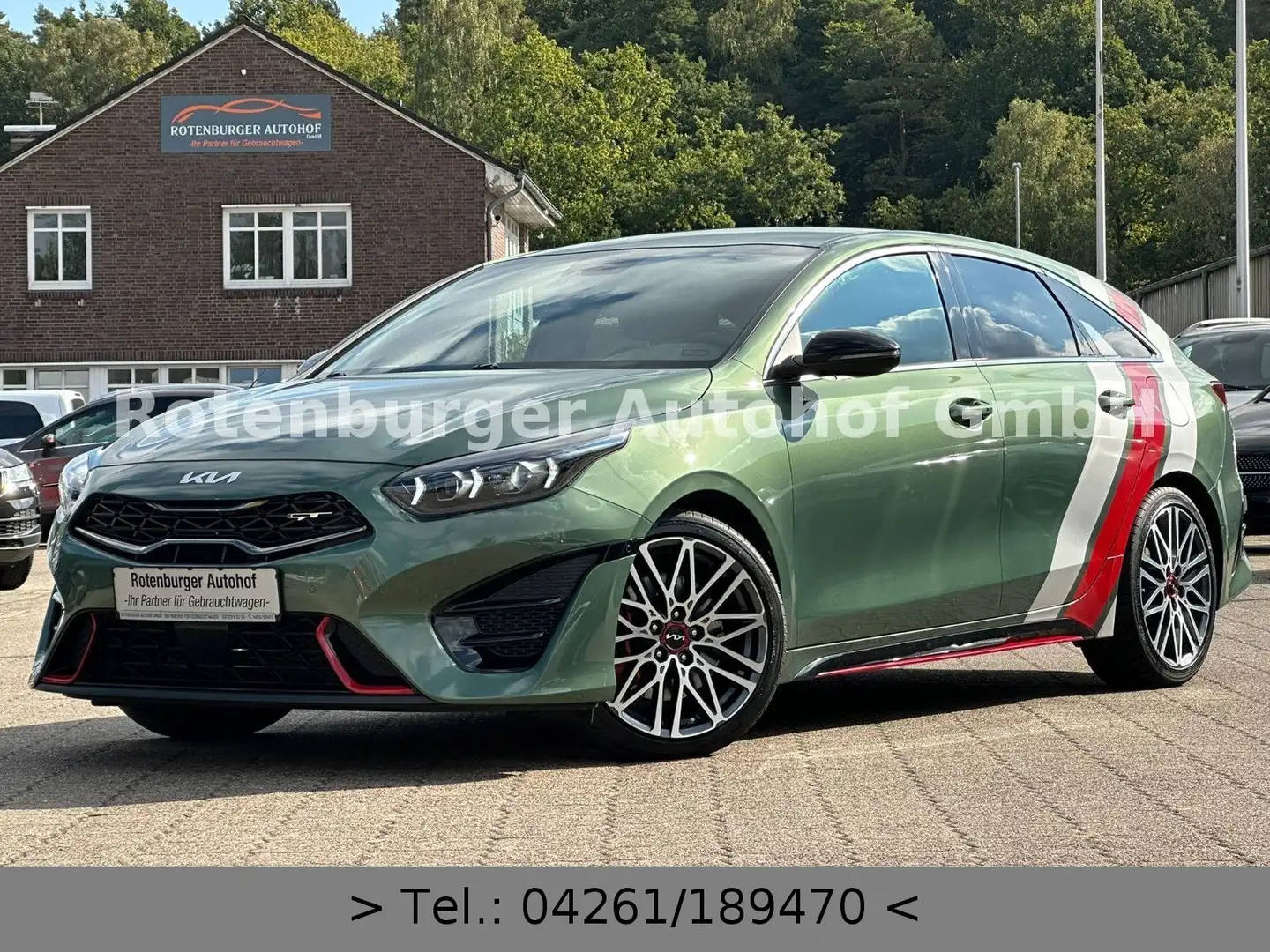 Kia ProCeed / pro_cee'd ProCeed 1.6 T-GDI*GT*VIRTUAL*LEDER*NAVI*KAMERA* Grün - 1