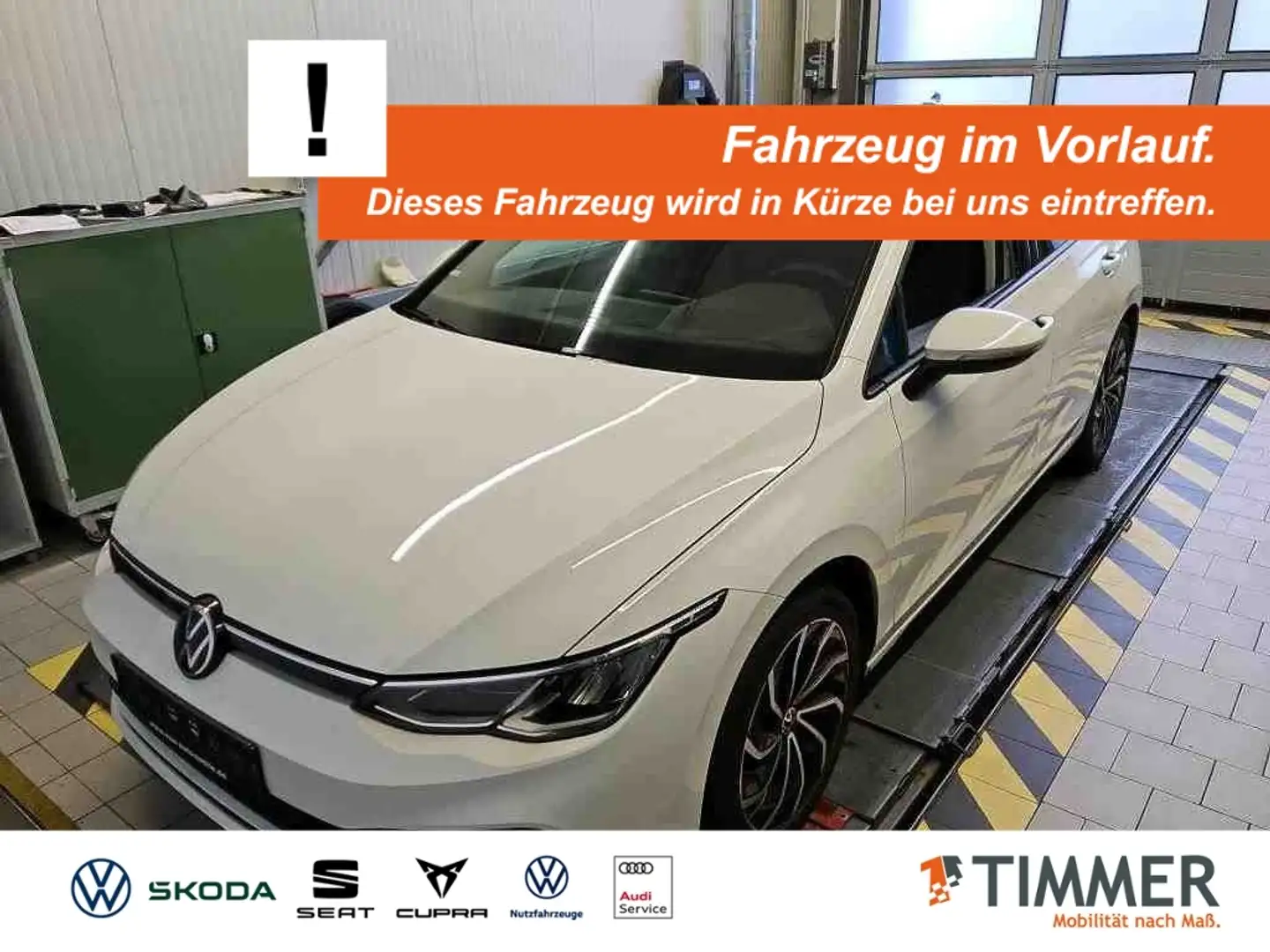 Volkswagen Golf VIII 2.0 TDI DSG LIFE +LED +ACC +VIRTUAL +NAVI +S Weiß - 1