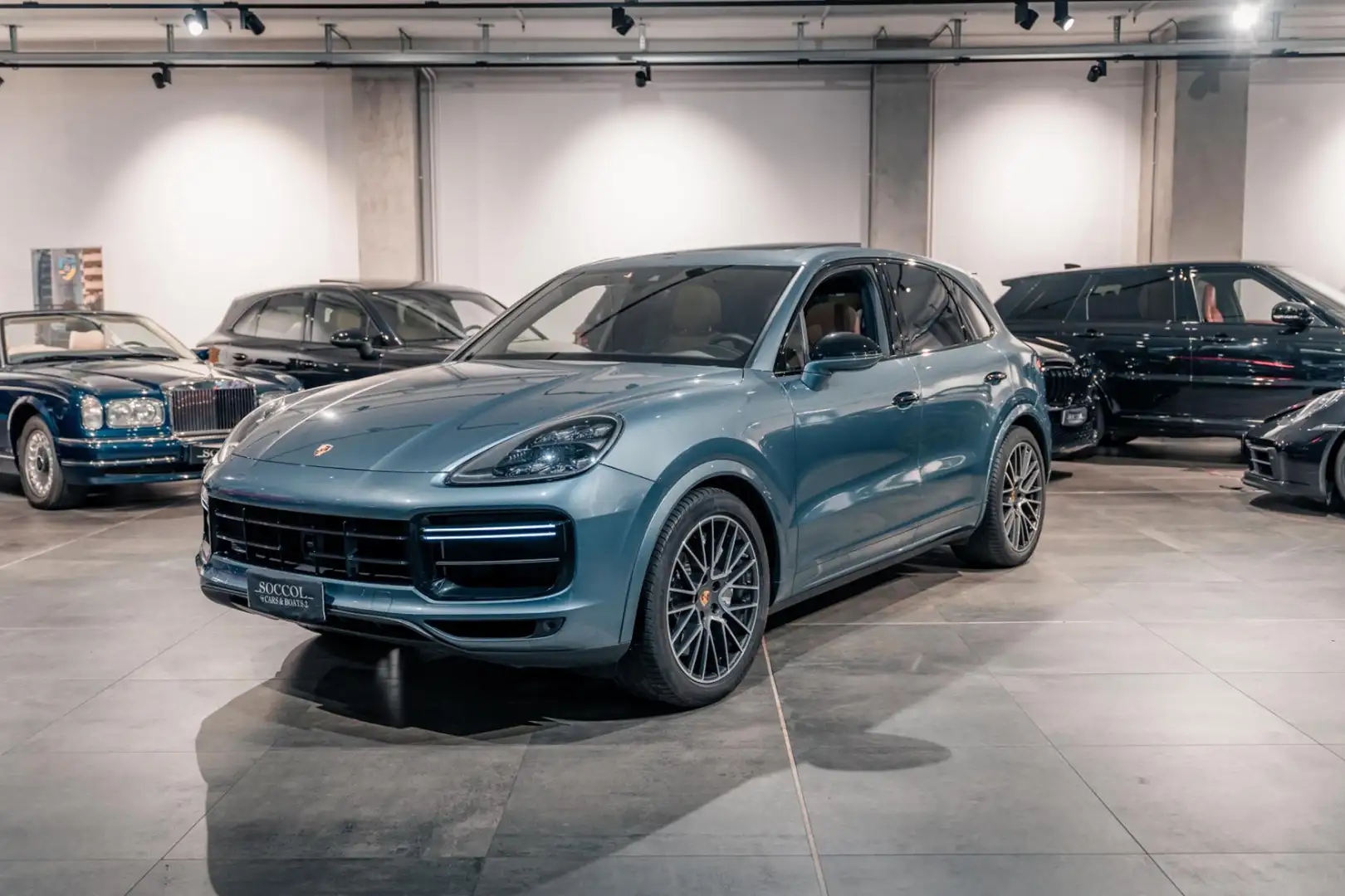 Porsche Cayenne 4.0 V8 Turbo.*ASSE POST STER*IVA ESP Blu/Azzurro - 1