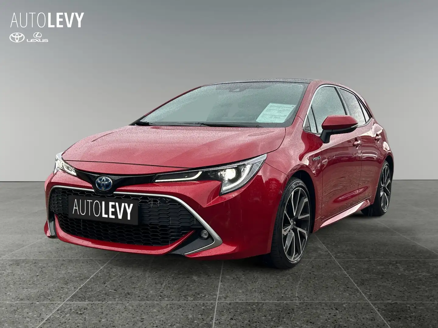Toyota Corolla 5-TÜRER. 2.0-L-HYBRID +SHZ+8-FACH BEREIFT Červená - 2