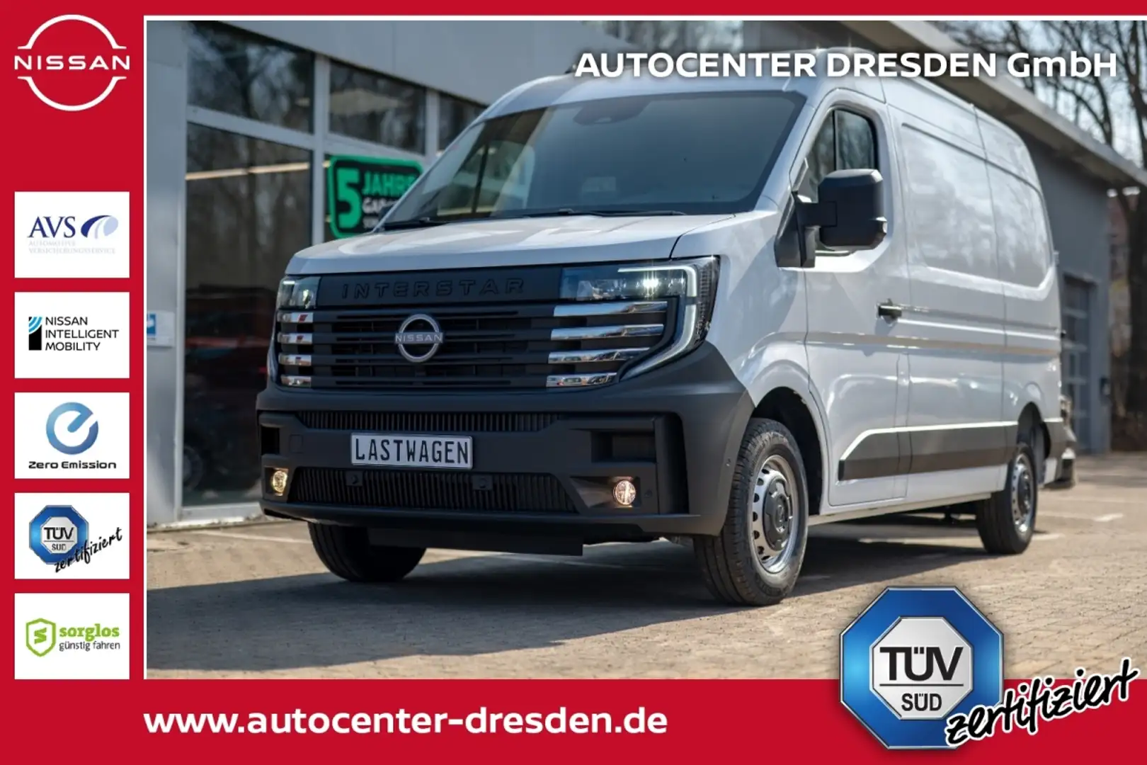 Nissan Interstar Kasten L2H2 35 dCi135 MT N-Conn. AC ZV Blanc - 1