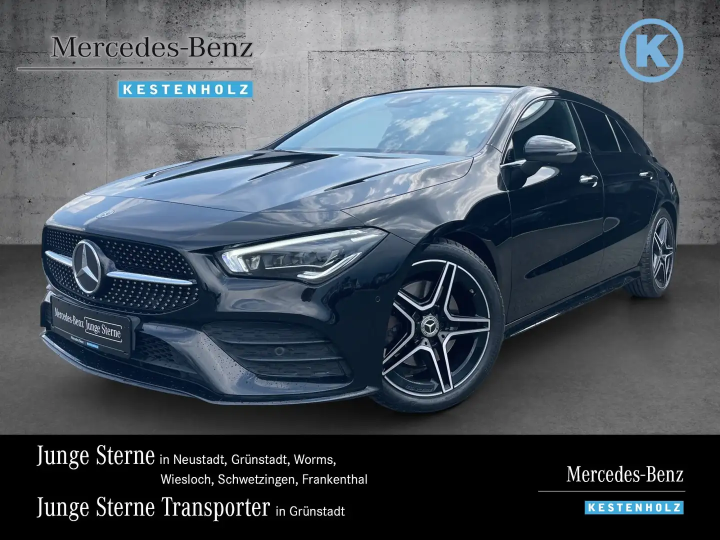 Mercedes-Benz CLA 220 CLA 220 d SB AMG+NIGHT+SOUND+MLED+KEY-GO+MEMORY Schwarz - 1