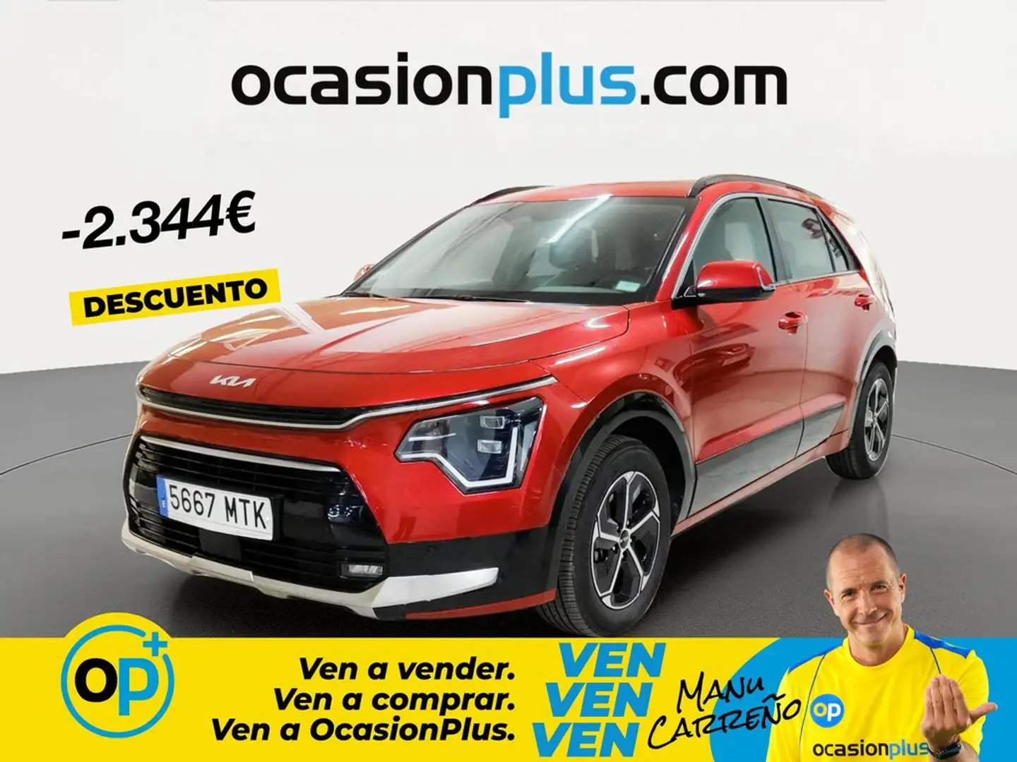Kia Niro 1.6 HEV Drive 141 Rojo - 1